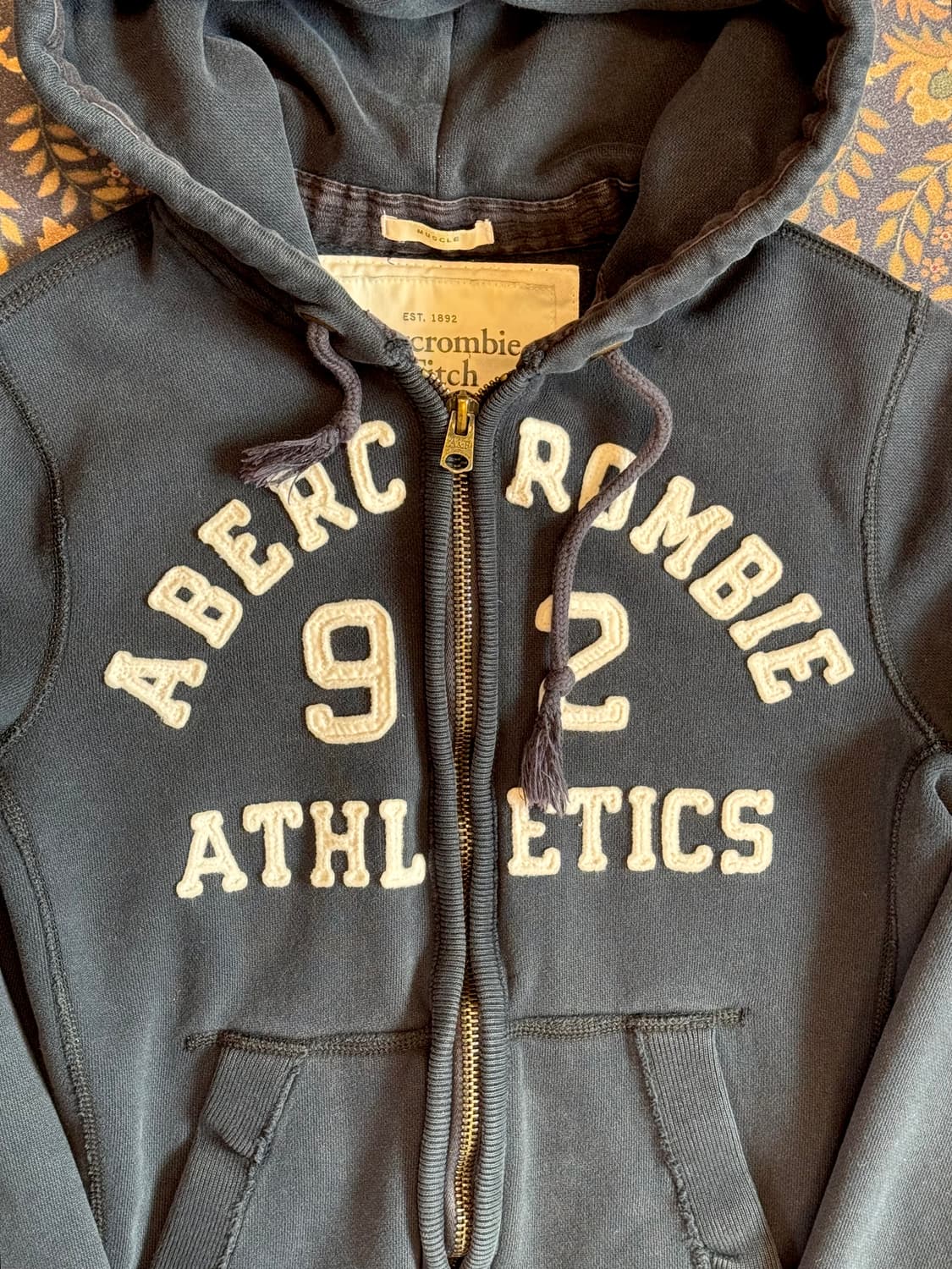 아베크롬비 아플리케 후드집업 상품이미지2