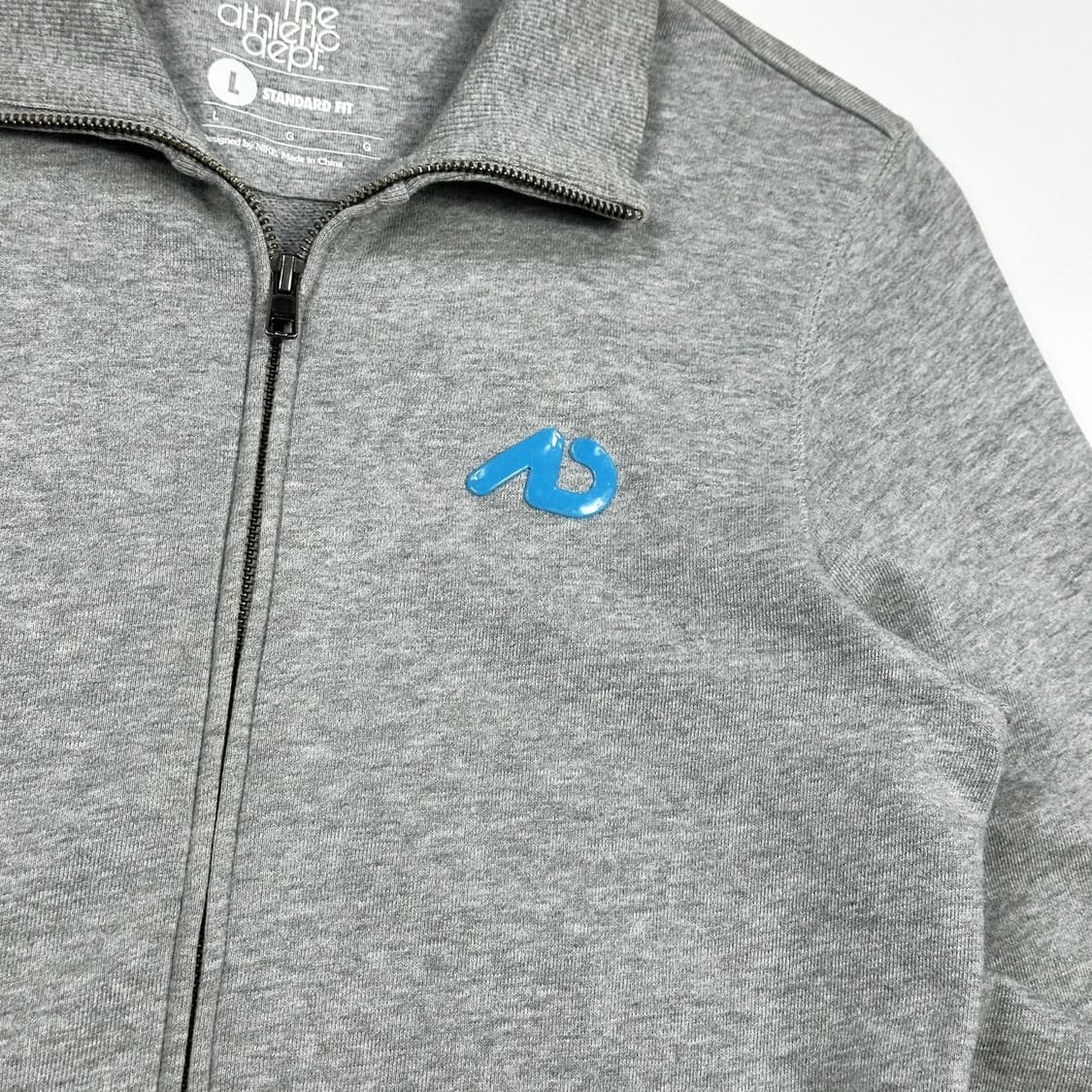 나이키 스우시 그레이 코튼 트랙탑 져지 (L 여성추천) 상품이미지3