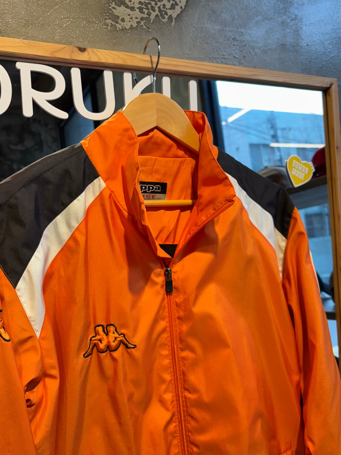 카파 올드스쿨 오렌지 바람막이 L 상품이미지3