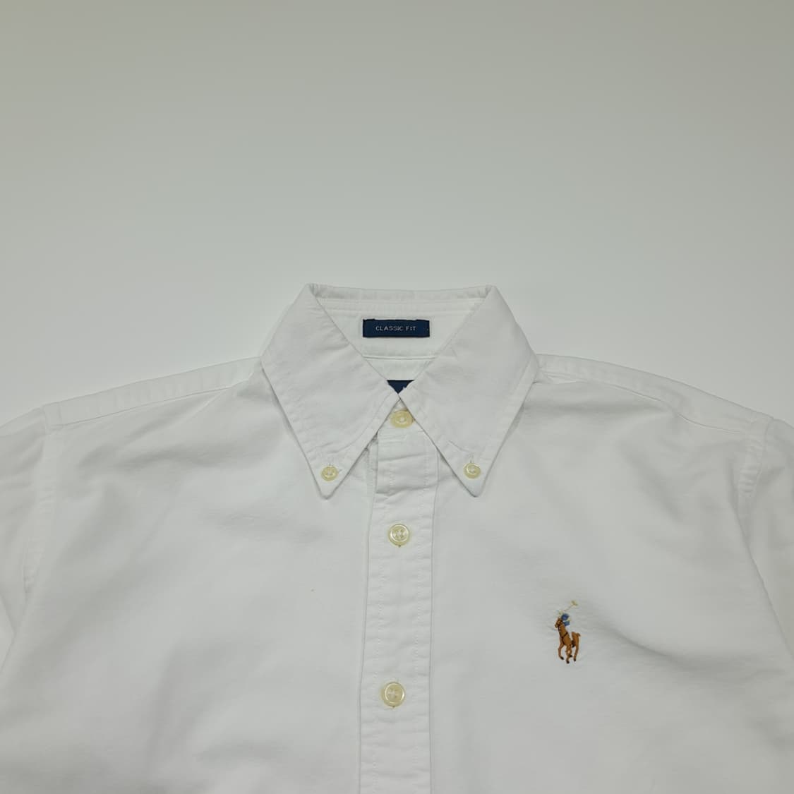 CK100 L 폴로 00s 멀티포니 옥스포드 화이트 셔츠 남방 상품이미지2