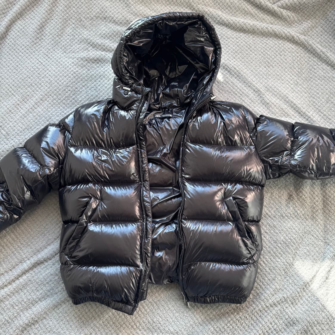 M) 자라 유광 패딩 상품이미지2