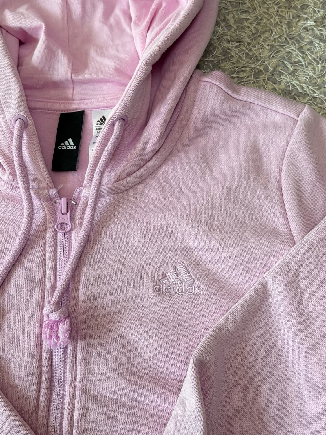 아디다스 크롭 후드집업 상품이미지3