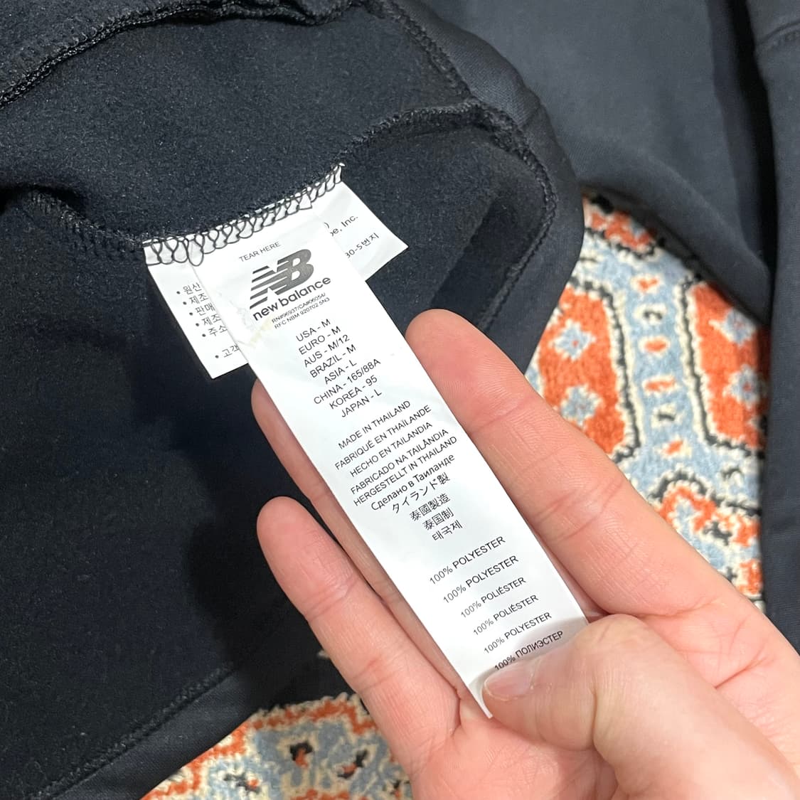 뉴발란스 블랙 기모 테크플리스 후드집업 여성95 상품이미지5