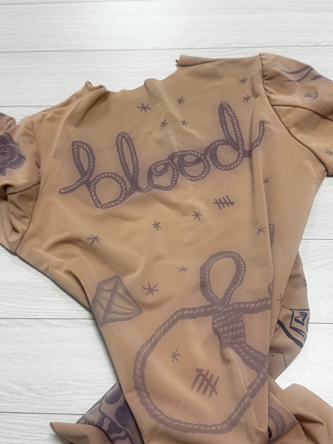 카이 타투프린팅 티셔츠, 래쉬가드 상품이미지10