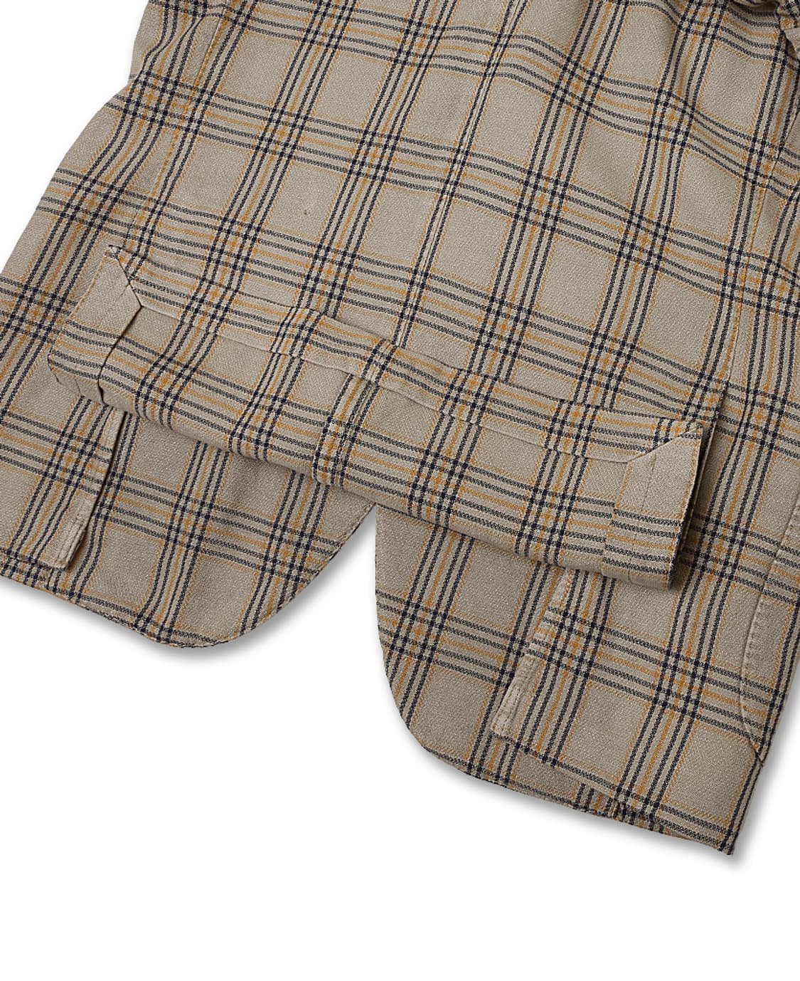 라르디니 [Lardini] 옐로우 베이지 체크 S/S 이탈리아 스포츠자켓 상품이미지4