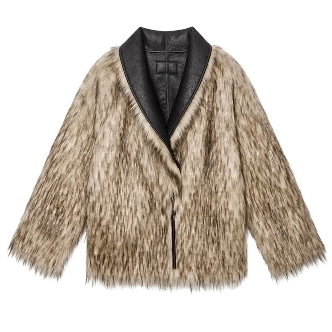 오픈와이와이 페이크퍼 리버시블 자켓 상품이미지2