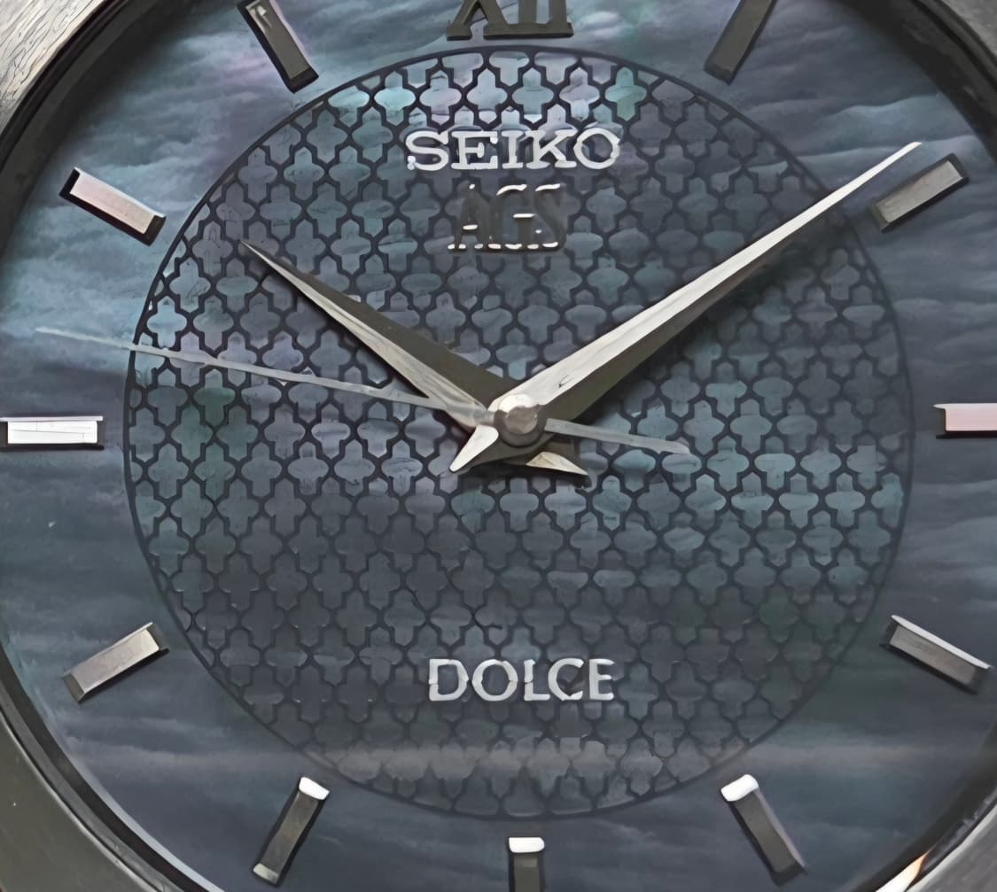 레어] 빈티지 세이코 돌체 블루자개판 칼침핸즈 각베젤 논데이트 슬림쿼츠 상품이미지2