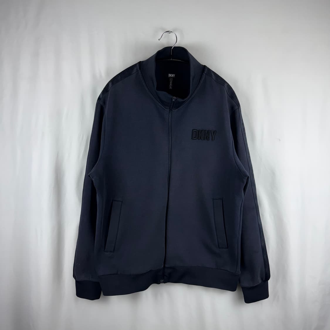 XL) DKNY 골프 사이드라인 트랙탑 네이비 상품이미지2