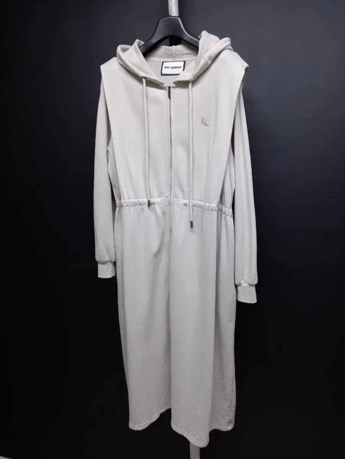 새 칼라거펠트 후드집업 맥시 플레어원피스 겸 아우터 66 상품이미지3