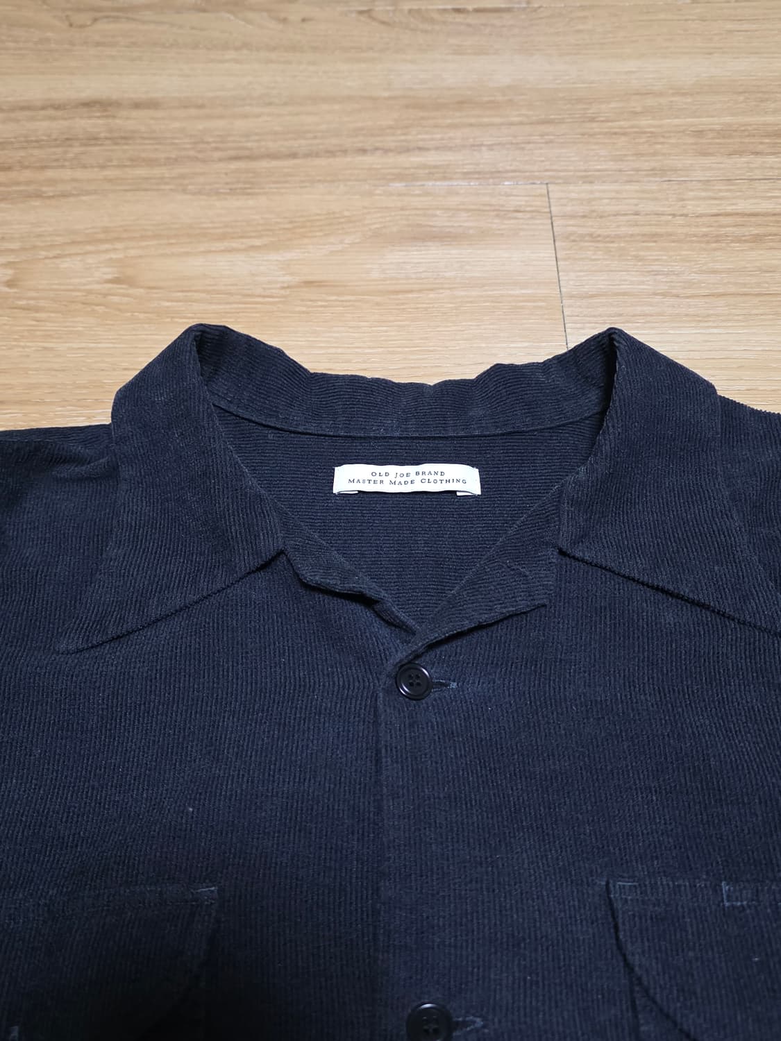 17 1/2size택포22만)22fw올드조 스왈로우 칼라셔츠 그라파이트 상품이미지3