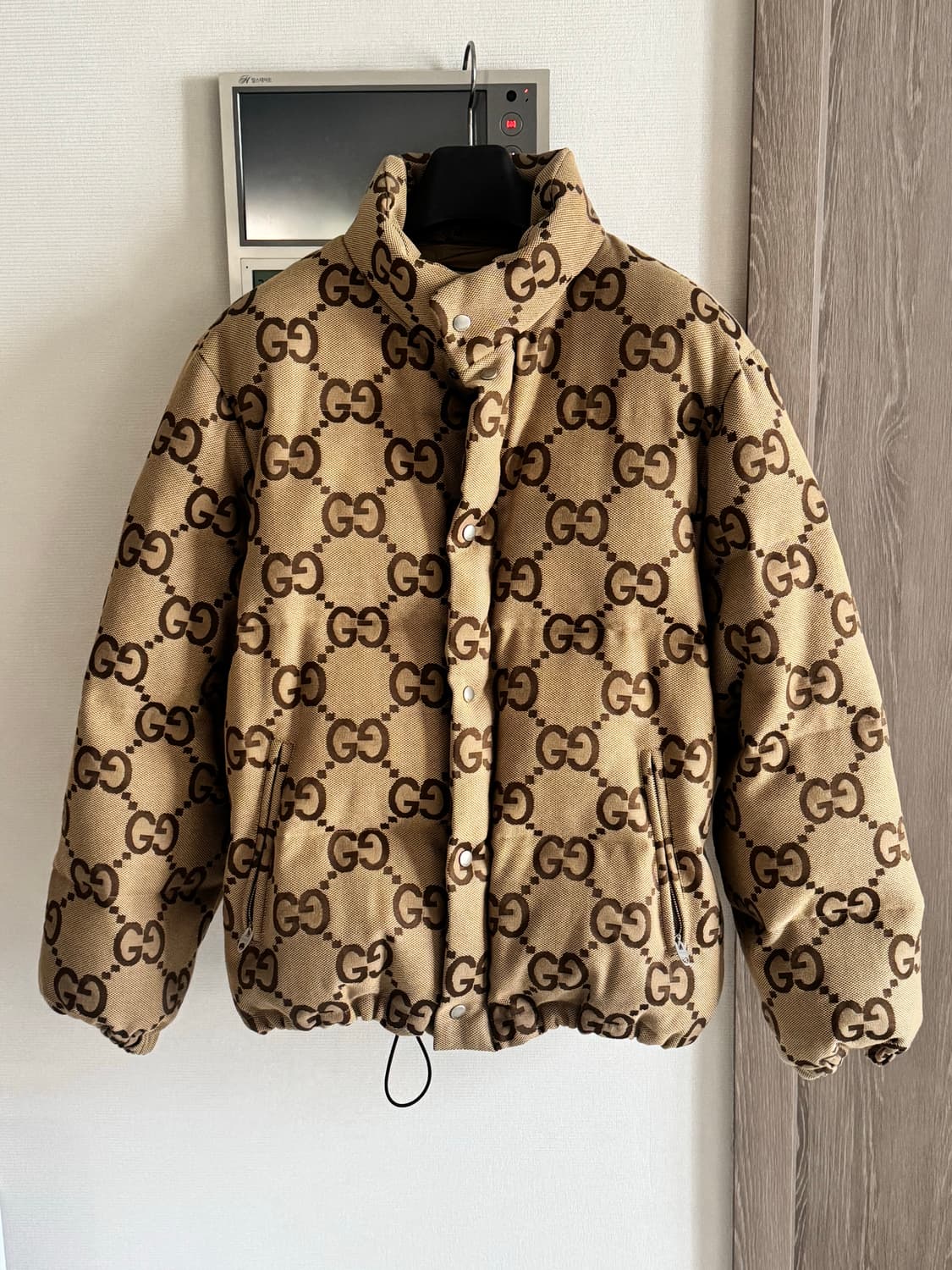 구찌 GG 자카드 캔버스 패딩 52사이즈 상품이미지1