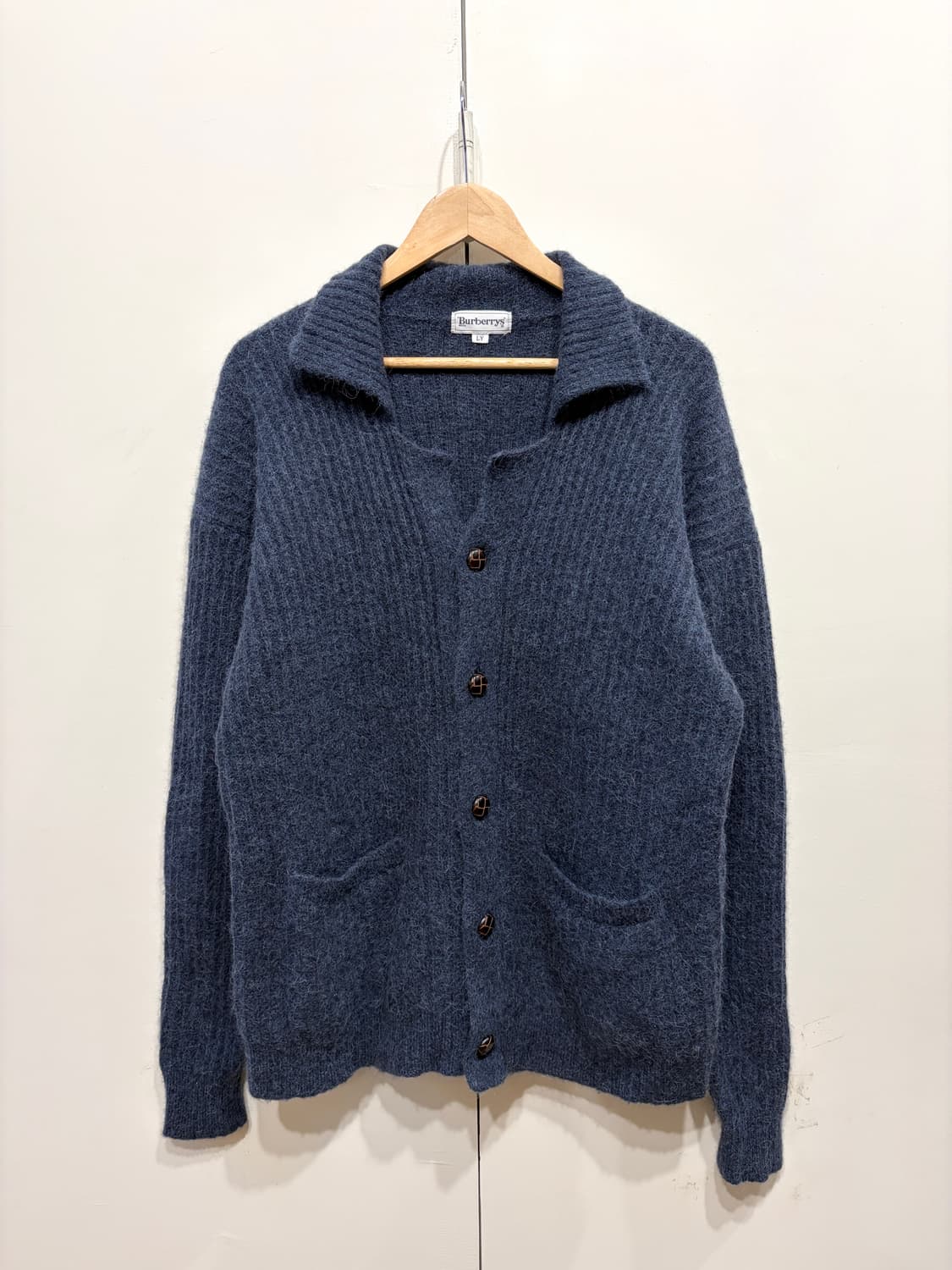 버버리 알파카 모헤어 니트 가디건 상품이미지1