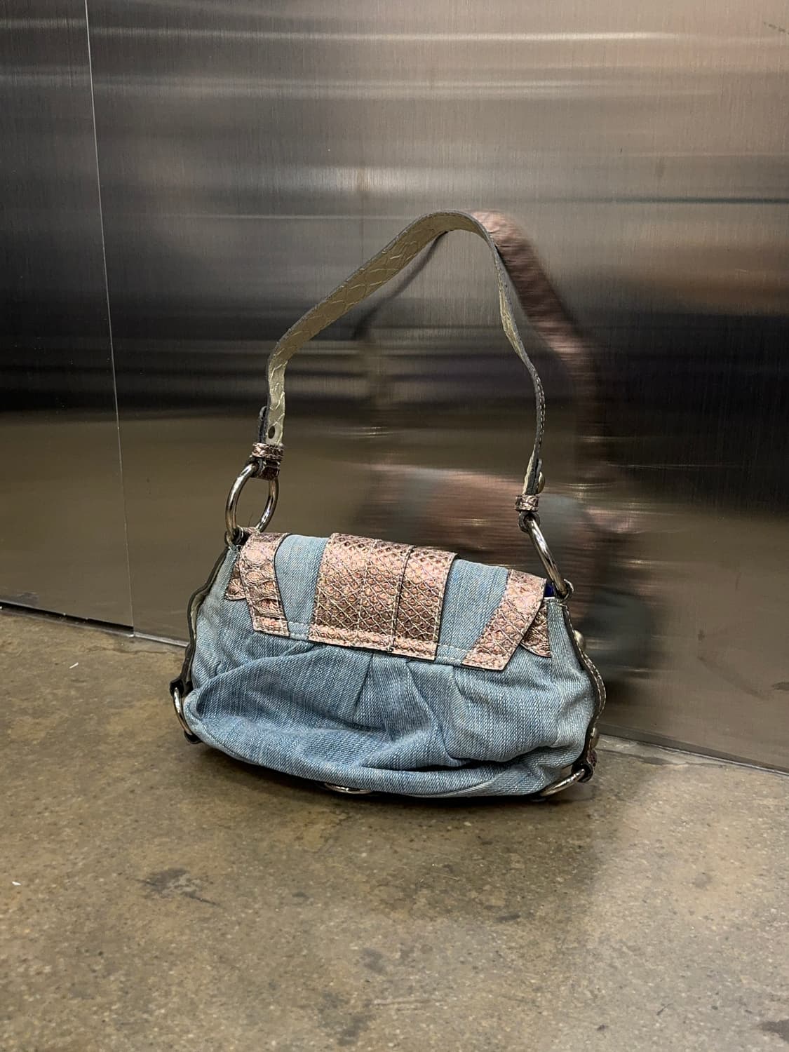 Guess rare denim shoulder bag 상품이미지5