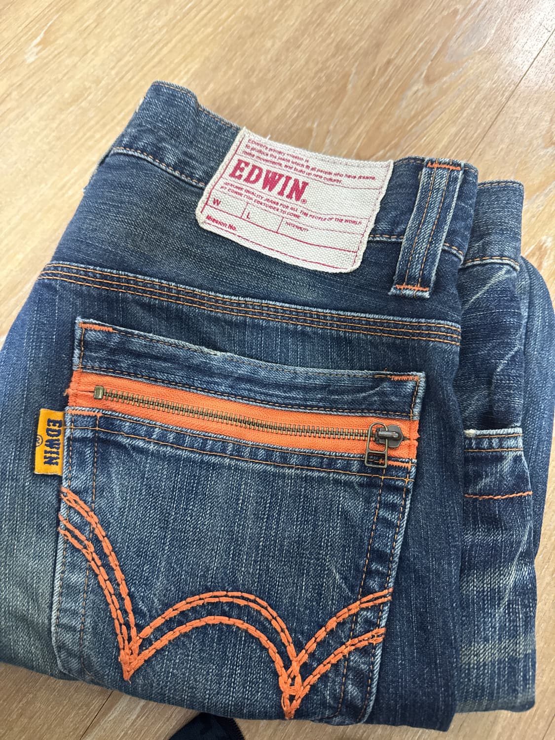 y2k 에드윈 청바지 데님 팬츠 상품이미지7