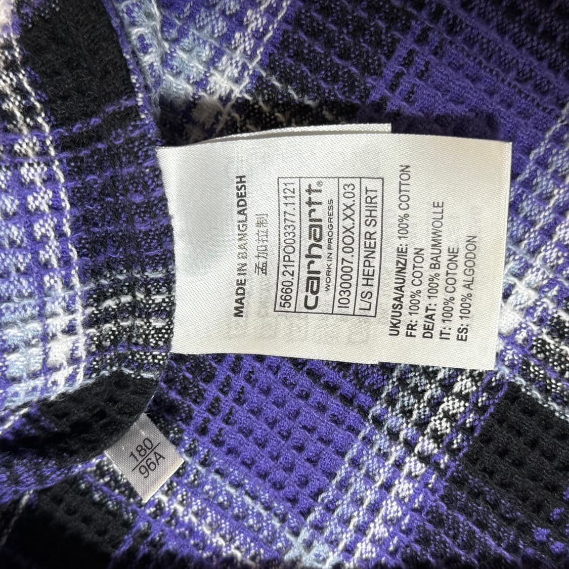 칼하트 WIP 헤프너 오픈 니트 셔츠 L 상품이미지9