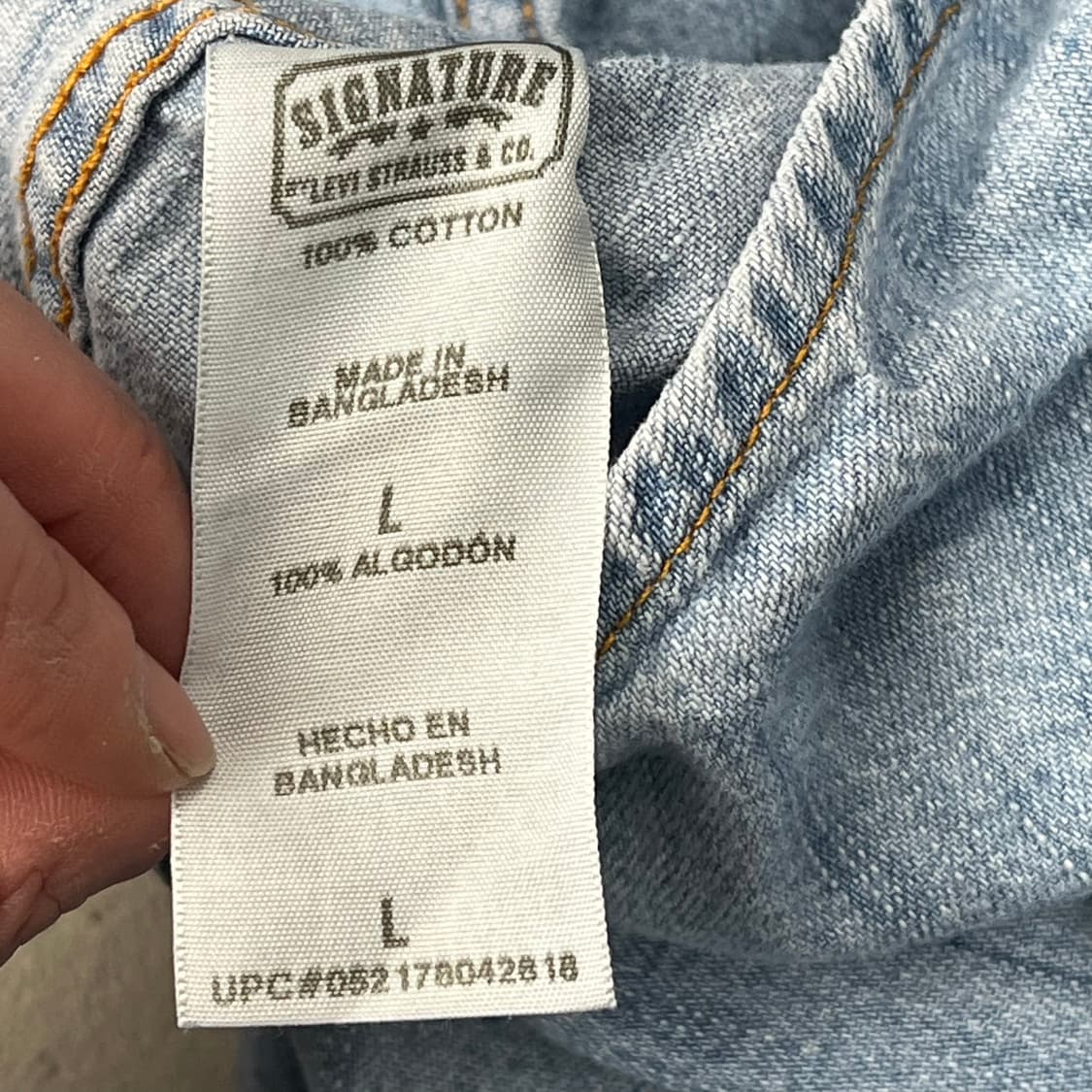 리바이스 워크 데님셔츠 s09044 상품이미지7