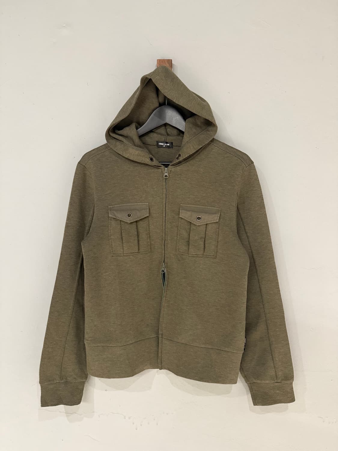 pocket detail 2-way hood zip-up 상품이미지3