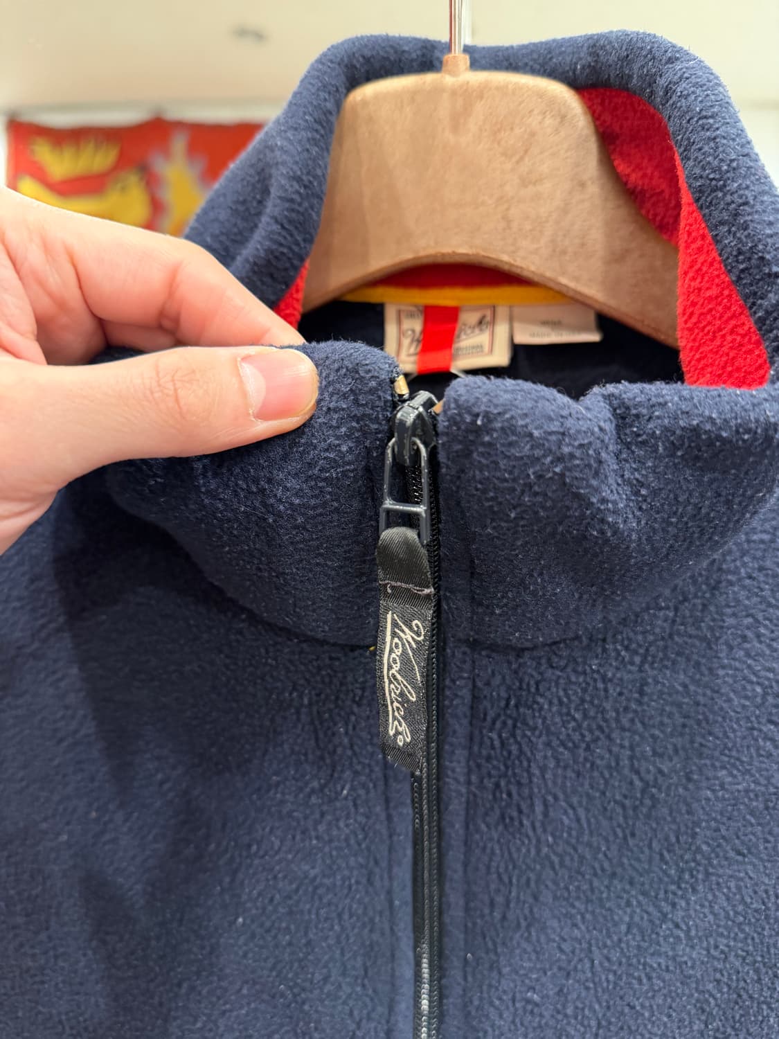 90s Woolrich 울리치 폴라텍 플리스 베스트 (made USA) 상품이미지4