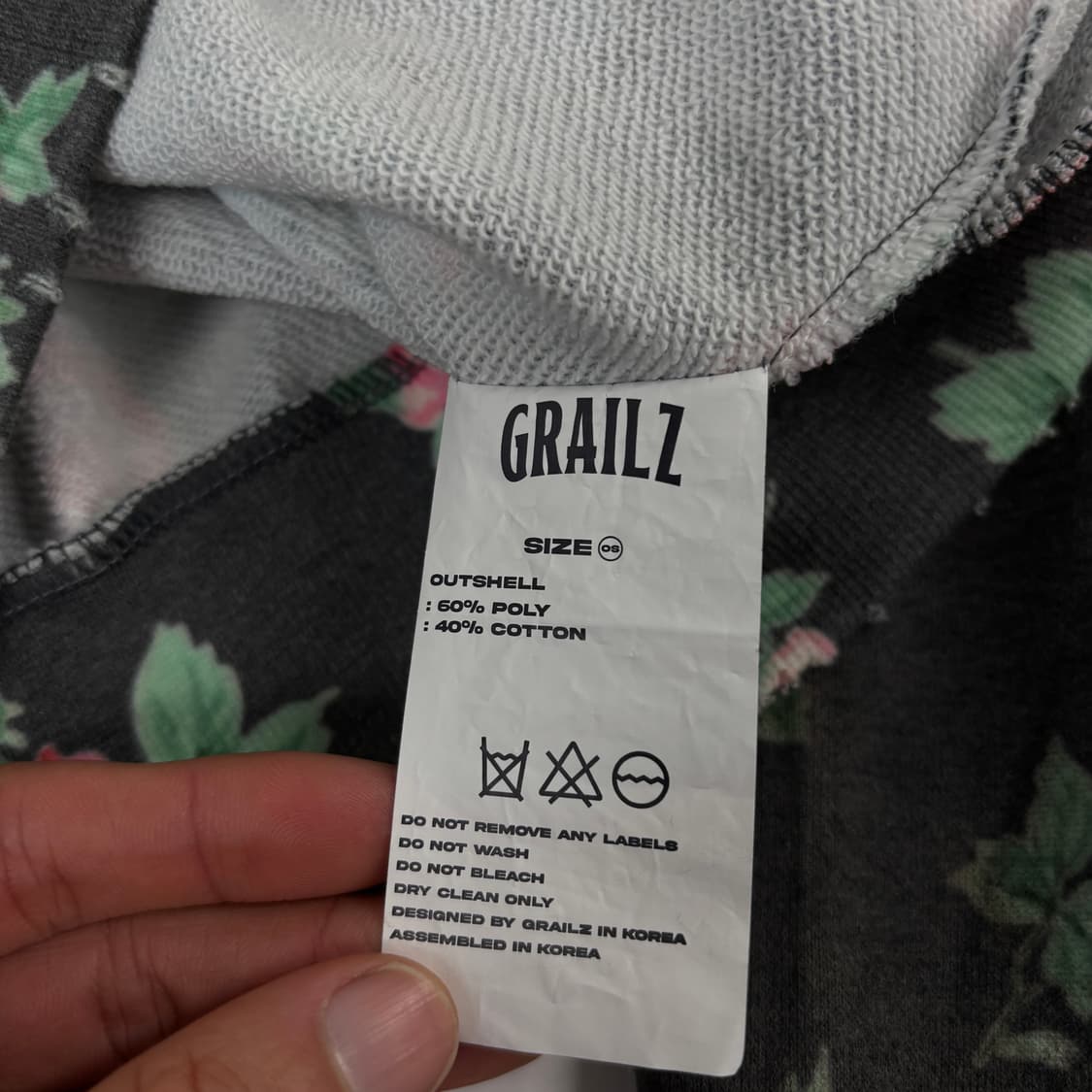 그레일즈 플라워 더티집 후디  상품이미지8