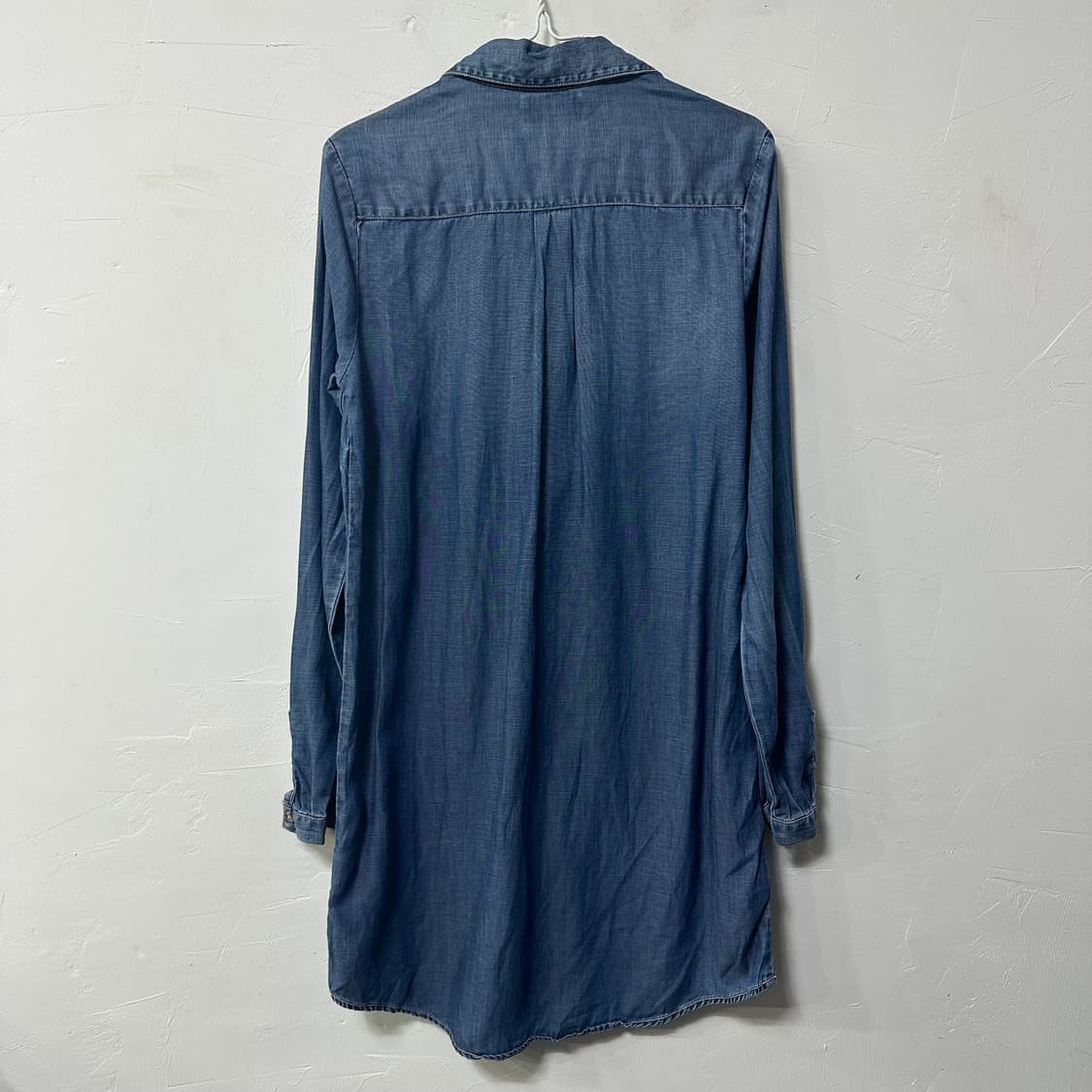 (M) 럭키브랜드 데님 롱 셔츠 청셔츠 상품이미지4