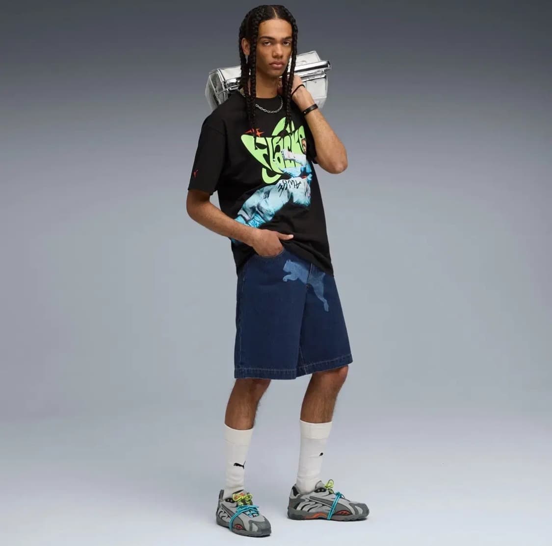 A$AP ROCKY  x PUMA  버뮤다 팬츠 상품이미지1