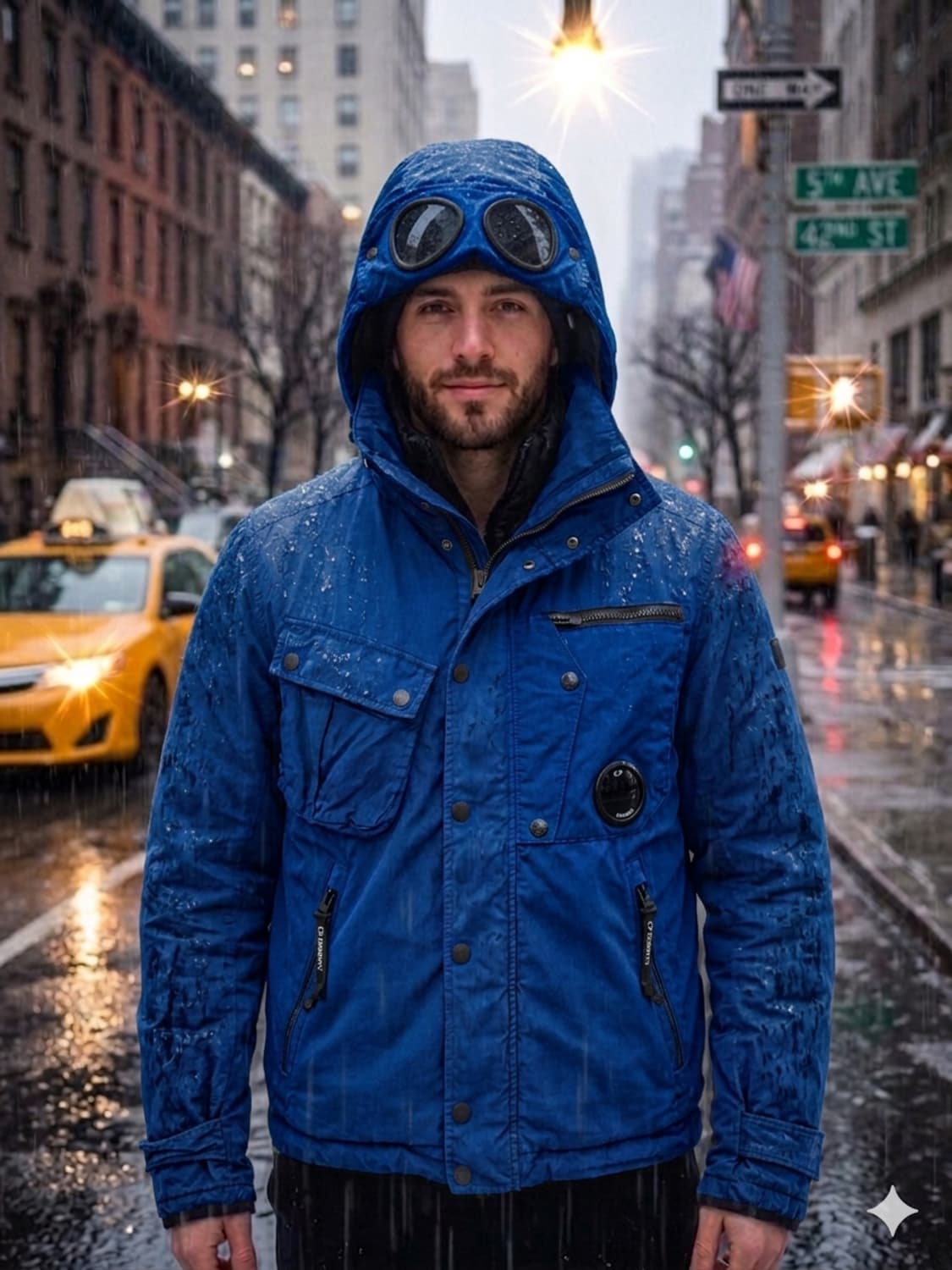 [국내정품]CP 컴퍼니의 바람막이 고글 렌즈와펜 자켓 (95슬림) 상품이미지1