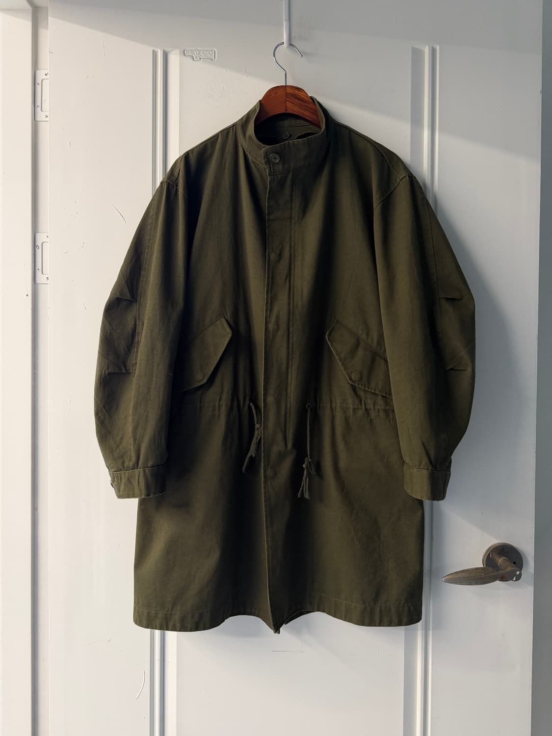 일본빈티지 피쉬테일 카키 야상 상품이미지6