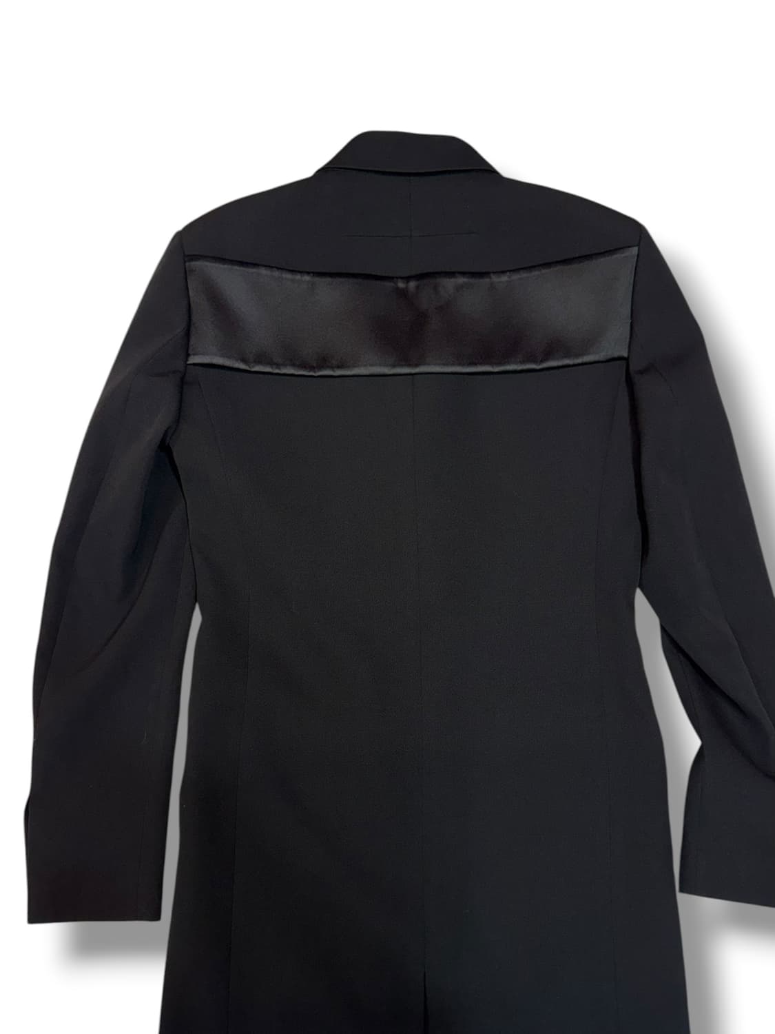 지방시 2014W 새틴 백패널 블랙 롱코트 made in ITALY (S 상품이미지4