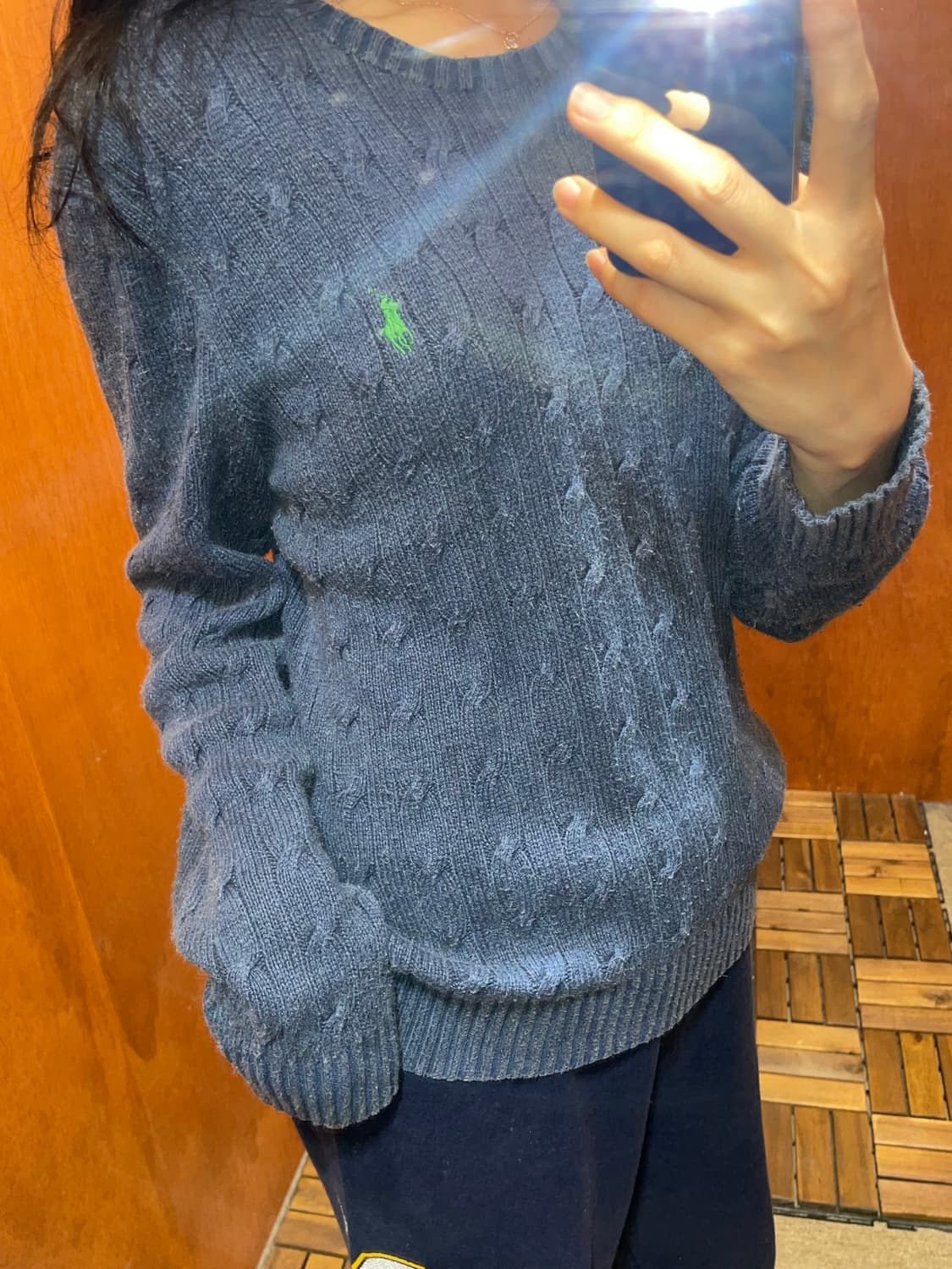 (M) POLO 폴로 랄프로렌 케이블 니트 상품이미지2