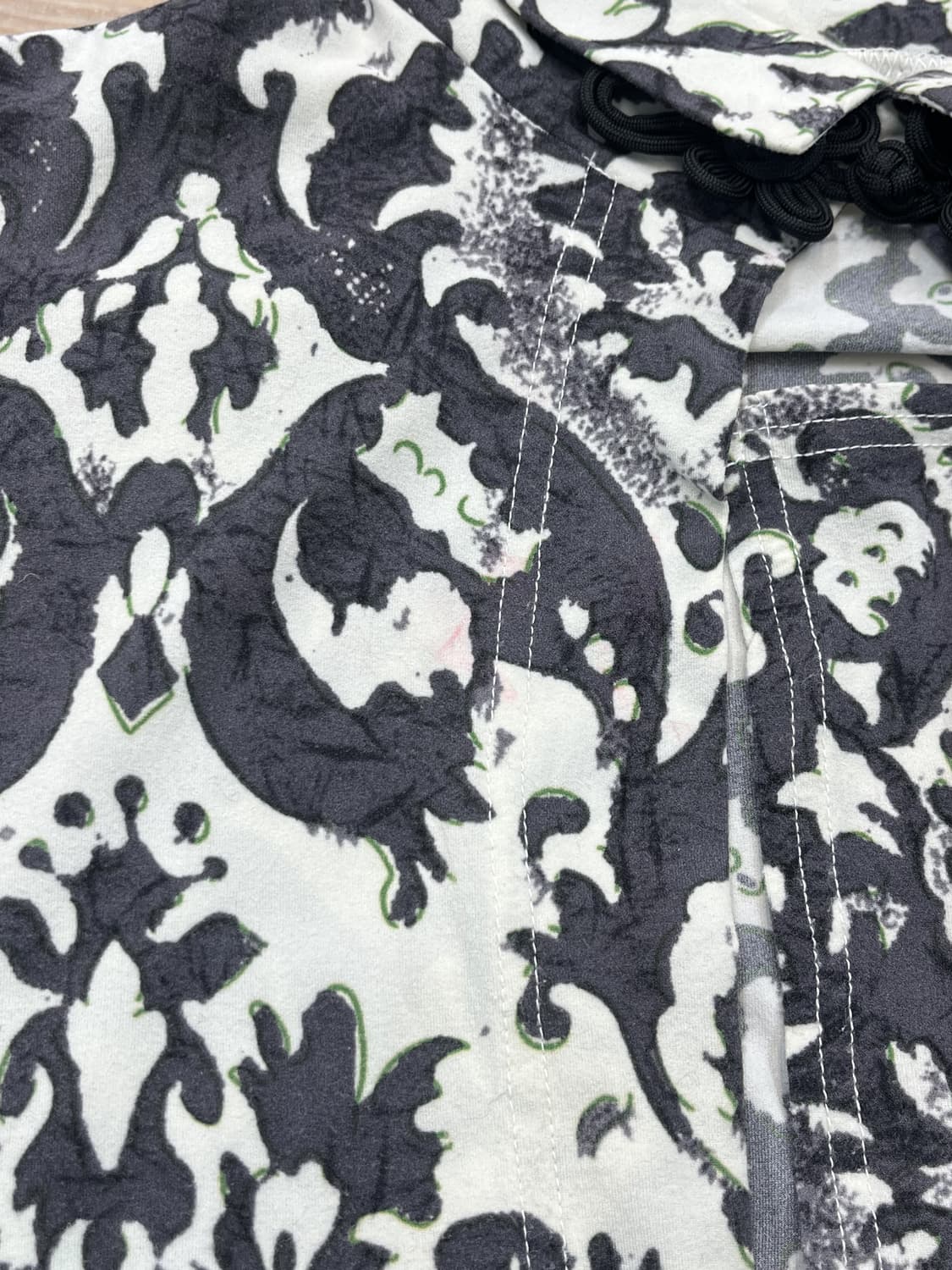 요지 야마모토 다마스크 오리엔탈 버튼 가디건 상품이미지7