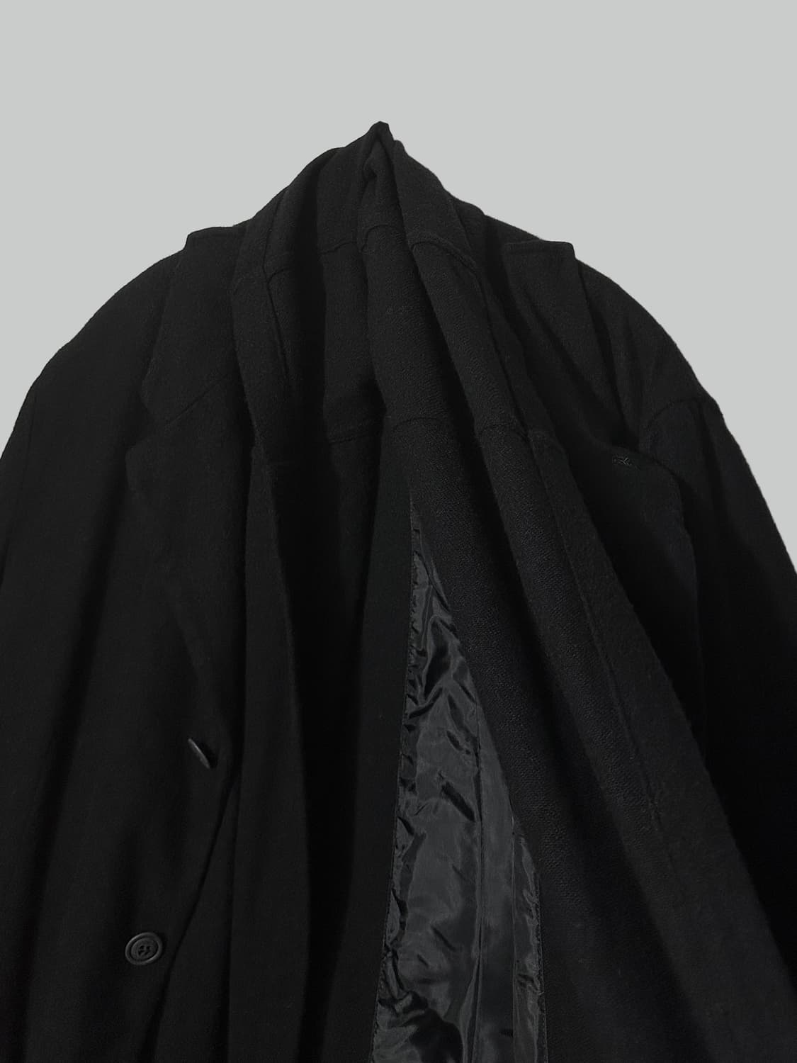 꼼데가르송 블랙 레이어드 코트 상품이미지3