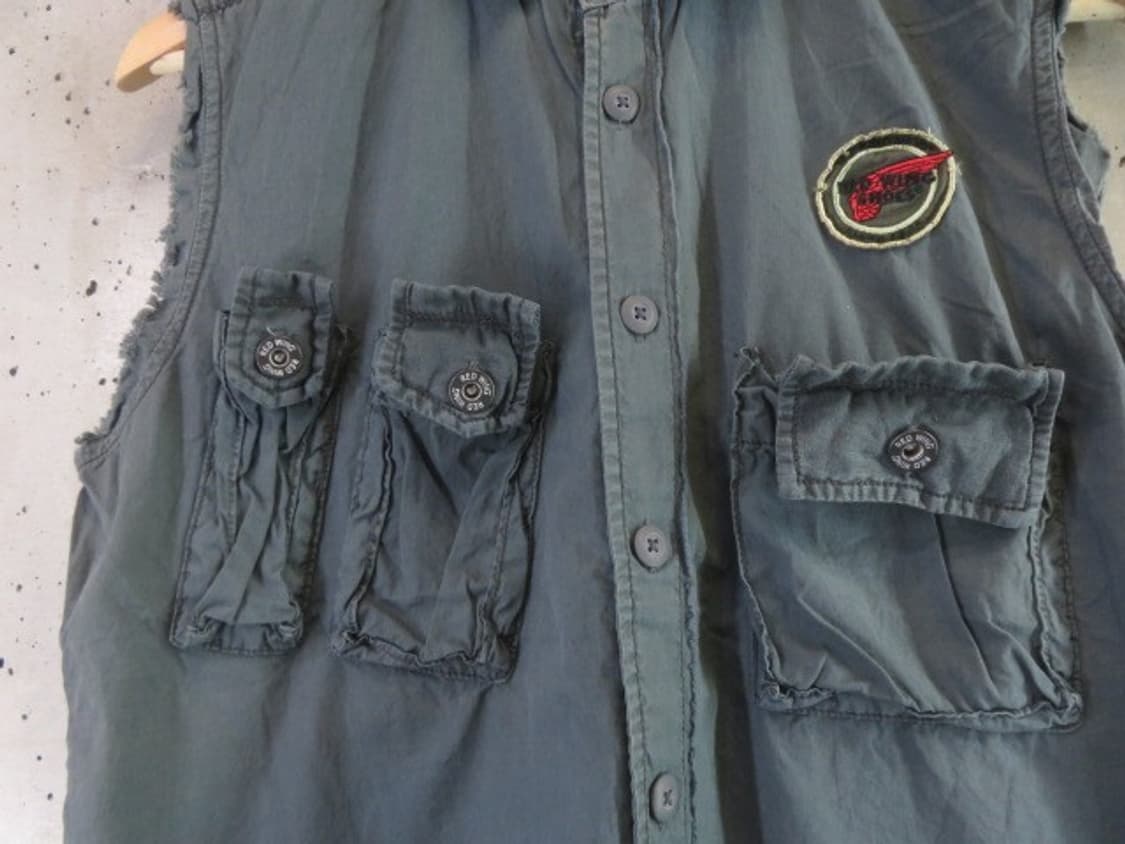 [L] 레드윙(Red Wing) 오리지널 빈티지 유틸리티 민소매 셔츠 상품이미지2