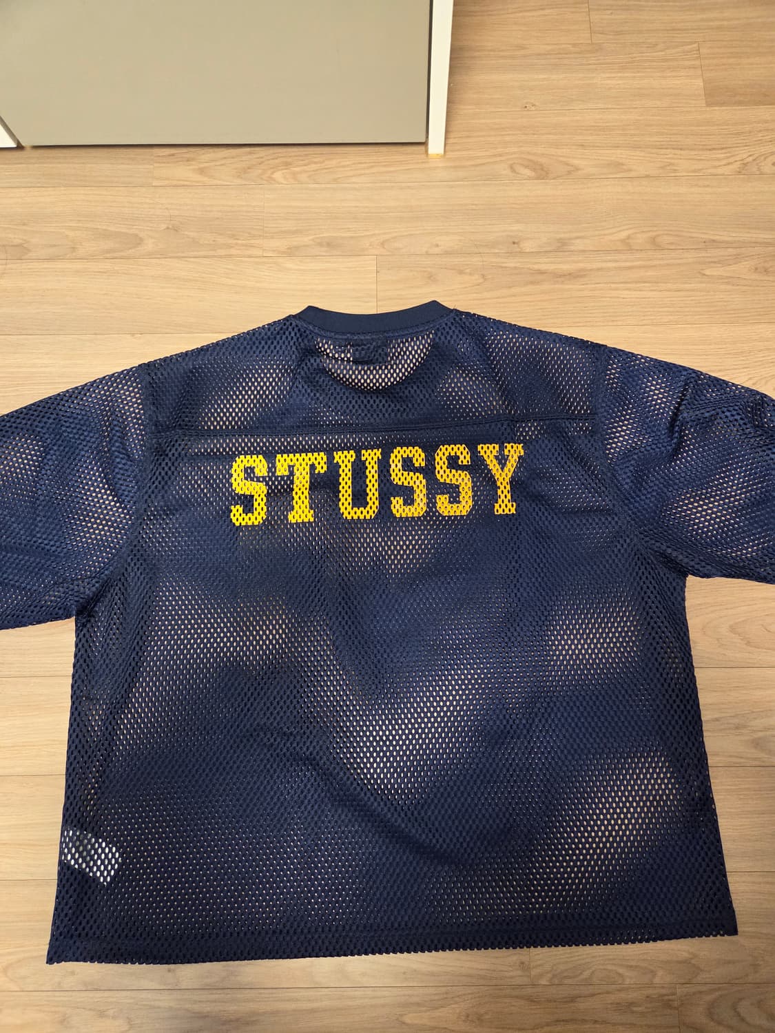 스투시 팀 저지 80 네이비 L 상품이미지3