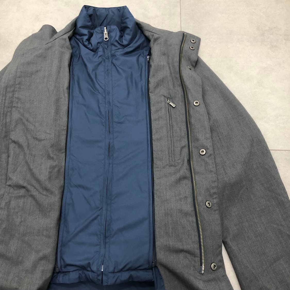 브룩스브라더스 로로피아나 울 패딩 야상 자켓 S 상품이미지5