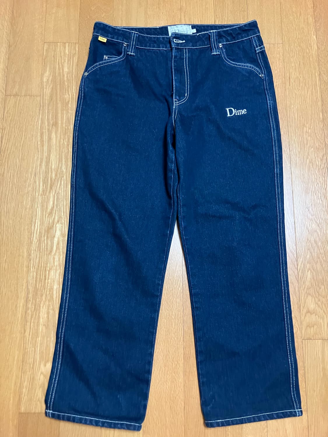 [3장가격] Dime 다임 스케이트보드 클래식 데님진 인디고블루 M 상품이미지1