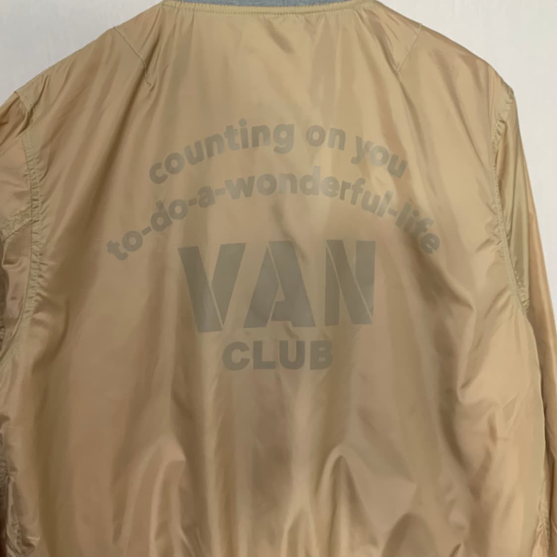 JPN Van Club 일본빈티지 투지퍼 항공점퍼 바시티자켓 y2k 00 상품이미지8