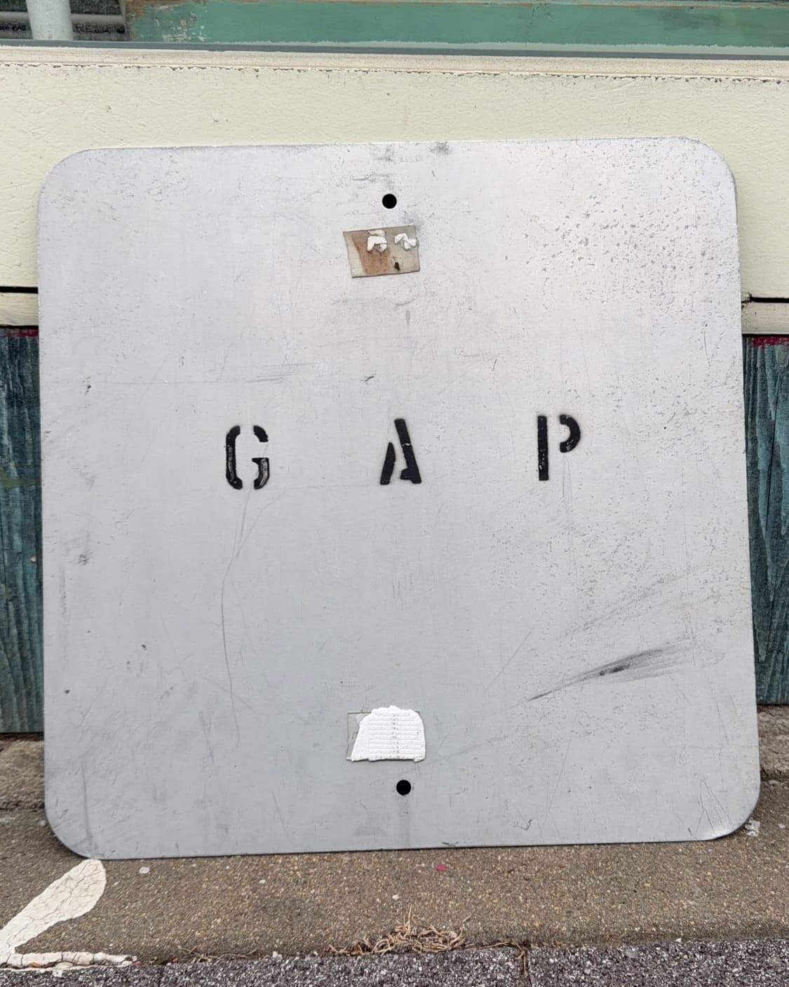 빈티지 소품 미국 보행 금지 표지판 상품이미지5