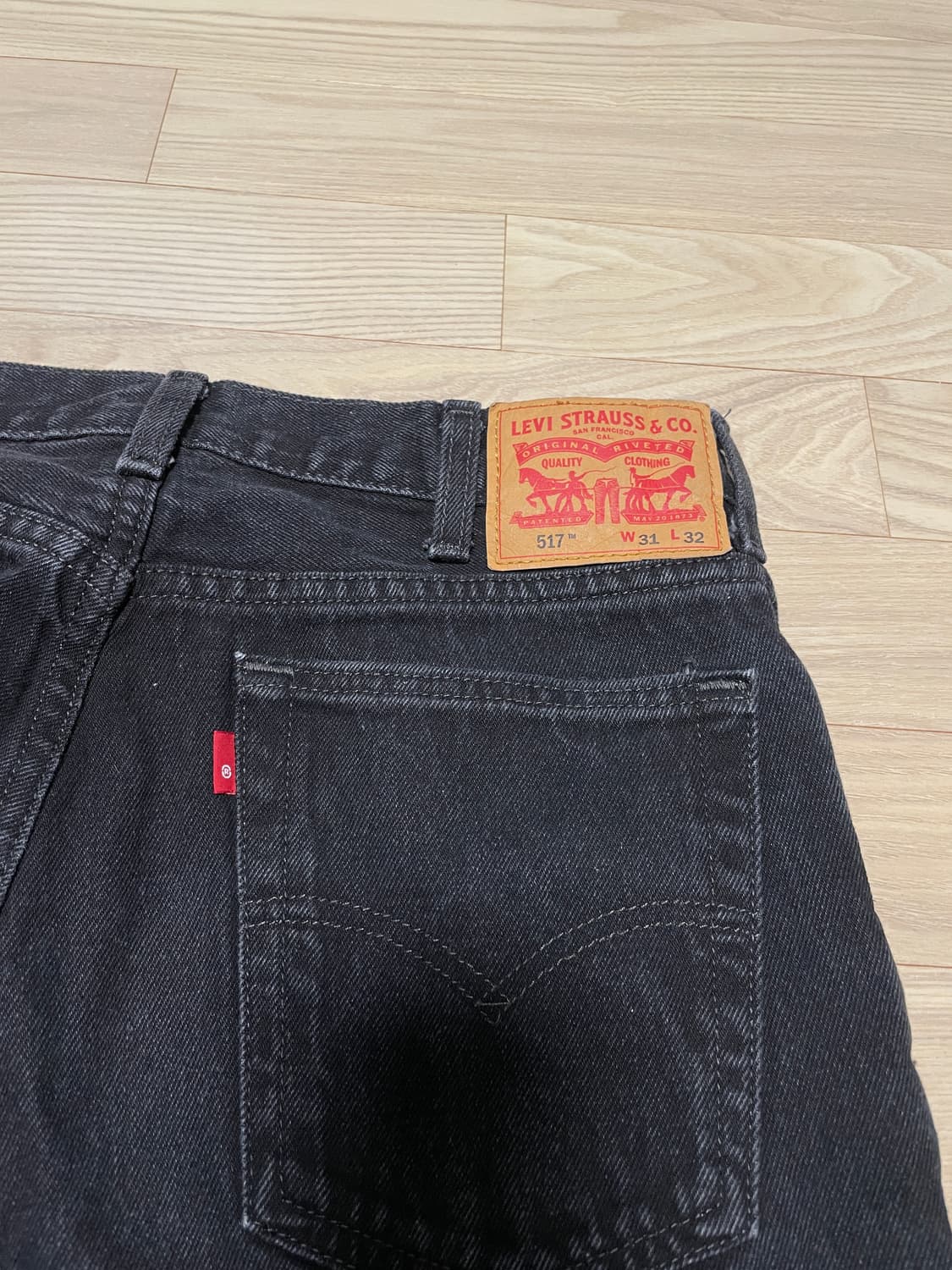 리바이스 517 블랙 팝니다 상품이미지3