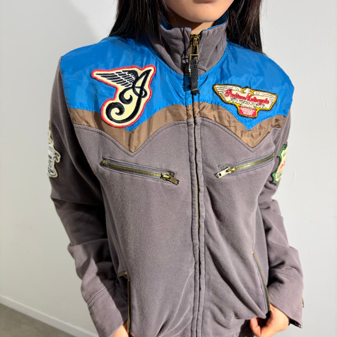 인디안 모터사이클 바이커 코튼자켓 상품이미지3