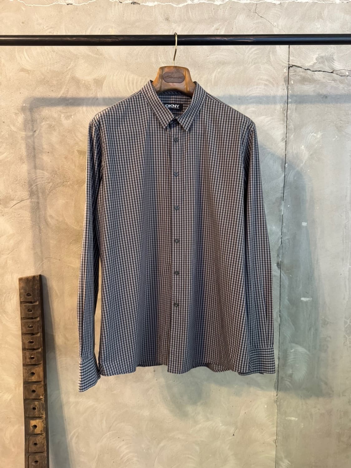 DKNY 깅엄체크 셔츠 100 상품이미지4