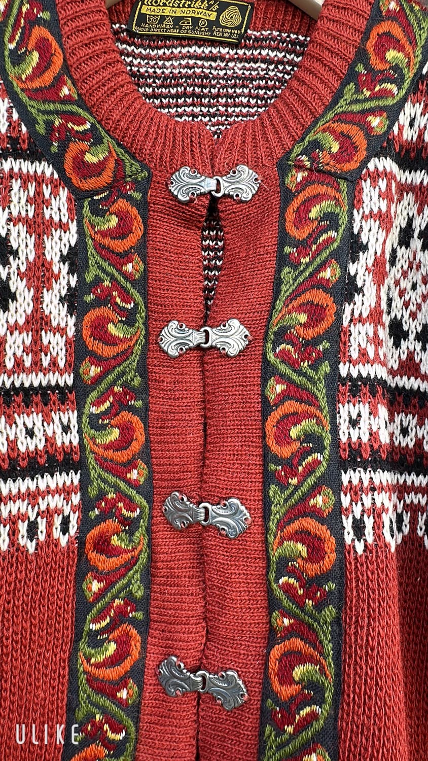 노르웨이 노르딕 퓨어뉴울 가디건 상품이미지3