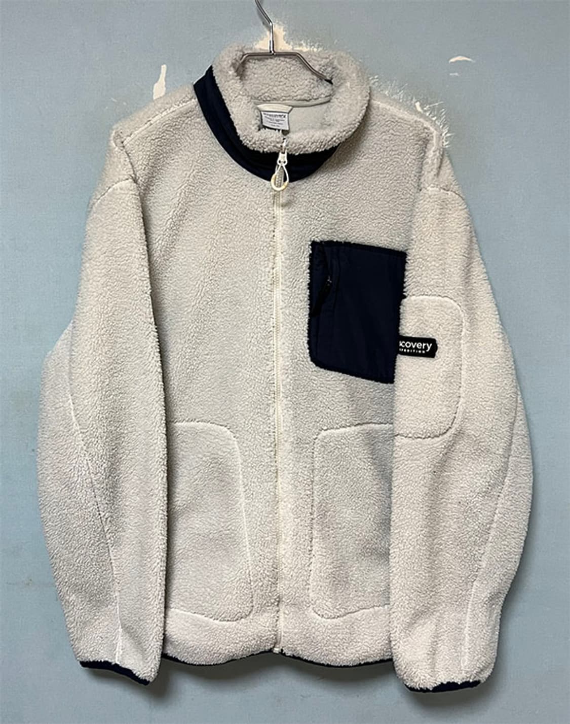 디스커버리 남자 후리스점퍼 양털 뽀글이 캐주얼 XXL 110 상품이미지1