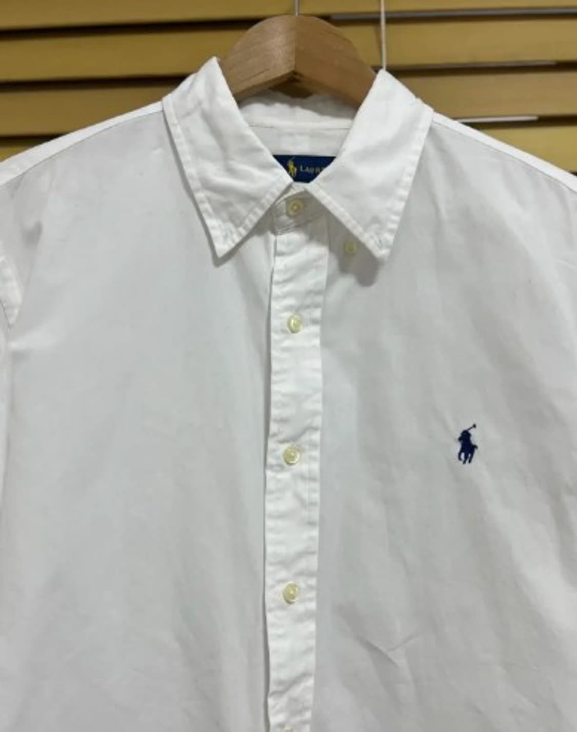 폴로랄프로렌 남성 화이트 코튼긴팔셔츠 L 상품이미지1