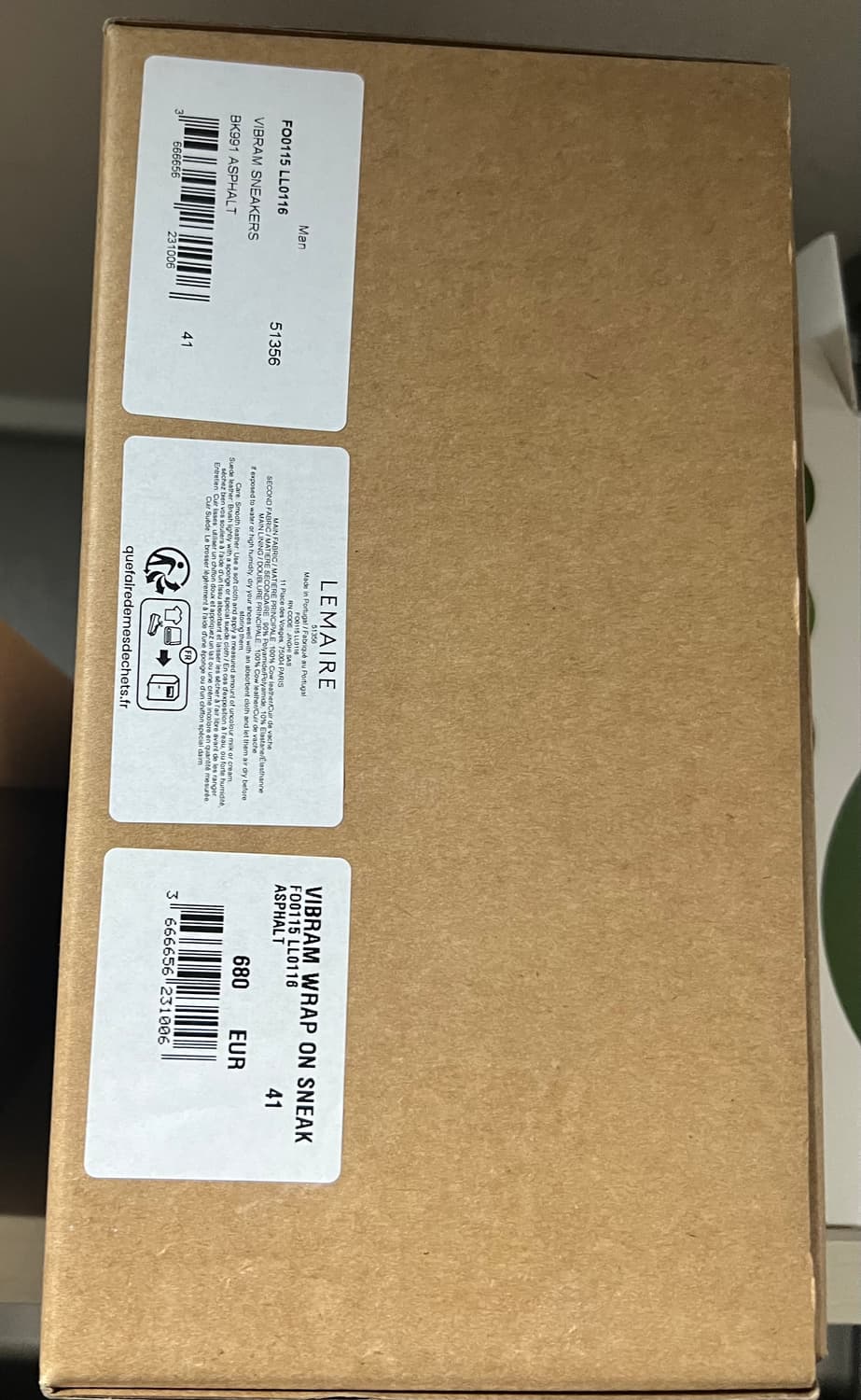 [41] 르메르 랩온 비브람 스니커즈 상품이미지2