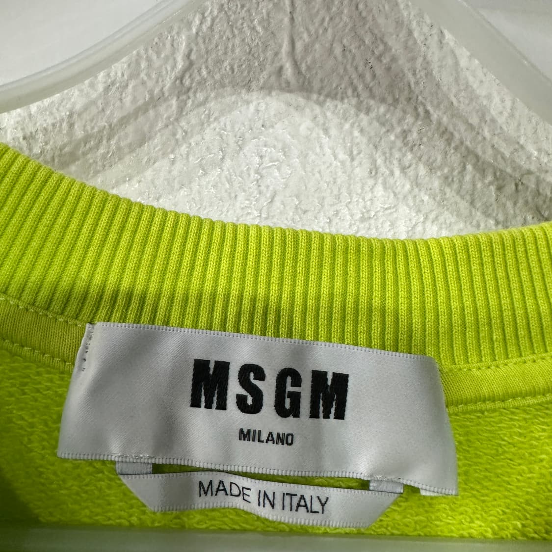 MSGM 형광 맨투맨 S 상품이미지3