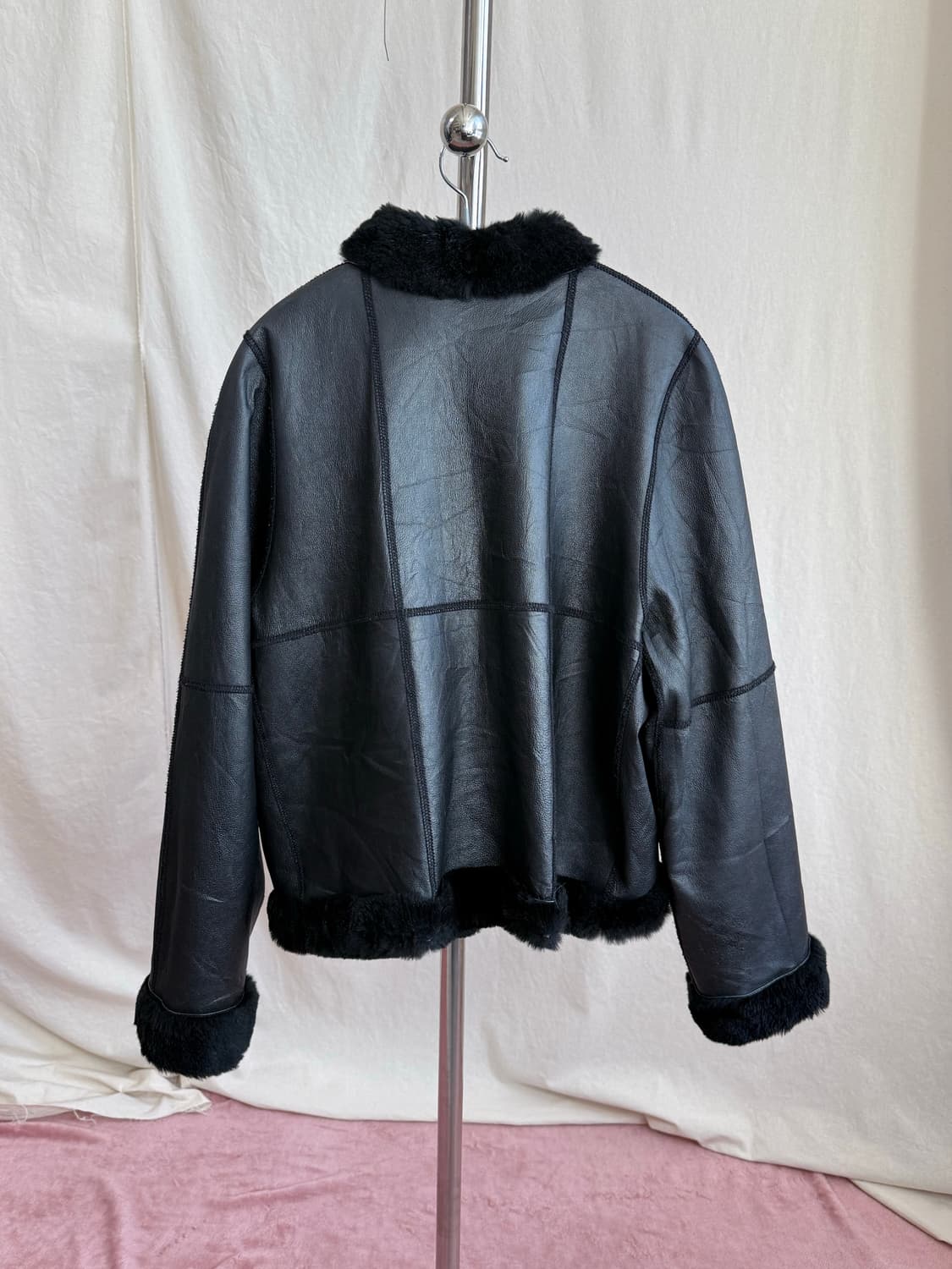 리버서블 무스탕 /시어링 자켓 (Reversible) 상품이미지5