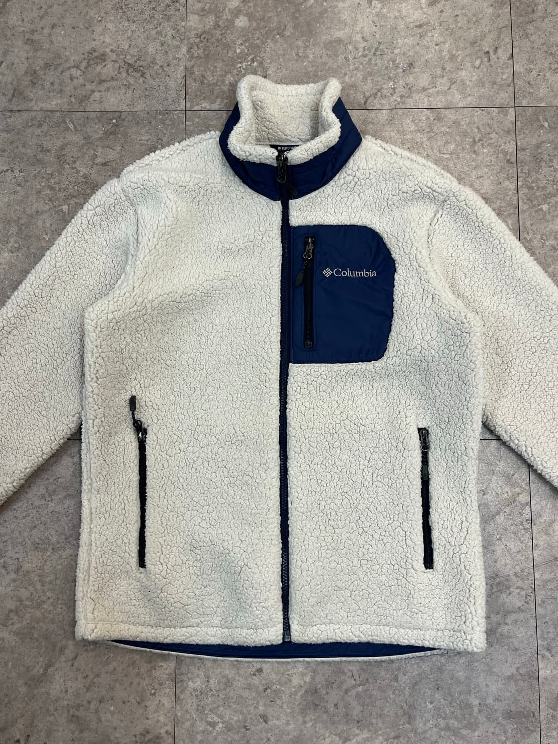 컬럼비아 플리스 자켓 화이트 M #csz3022 상품이미지5