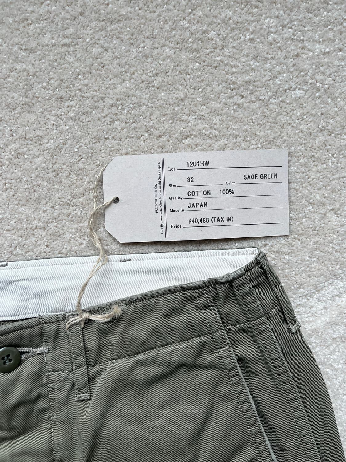 풀카운트 페인팅 치노 팬츠 (30-31) 상품이미지4