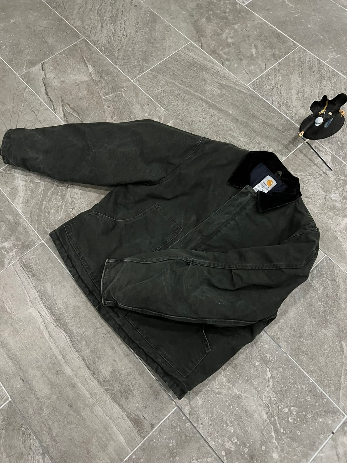 (L) 칼하트 덕 디트로이트 자켓 J22 MOS 모스그린 상품이미지8