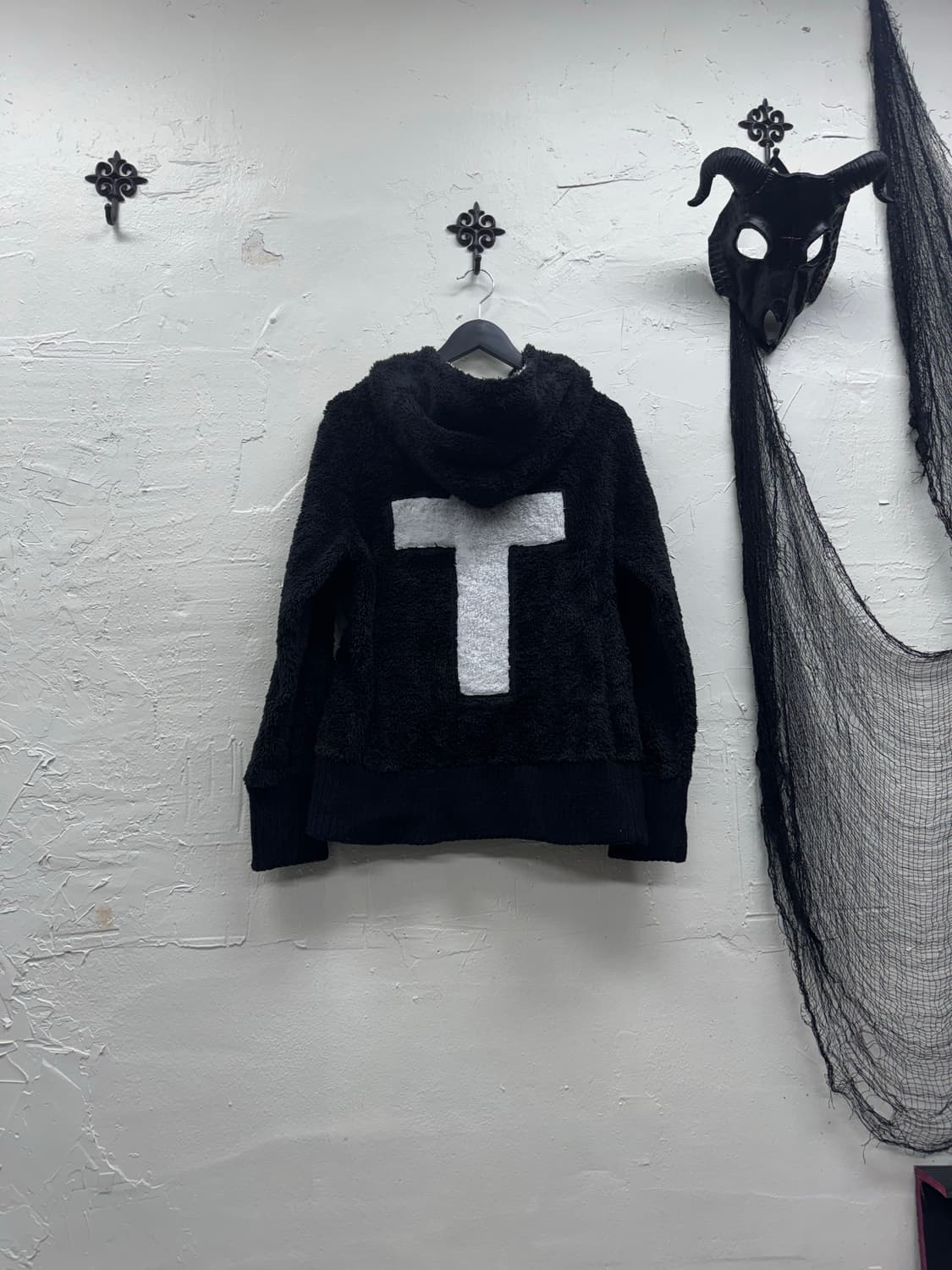 Dig deep 00s back cross fur fleece  상품이미지6